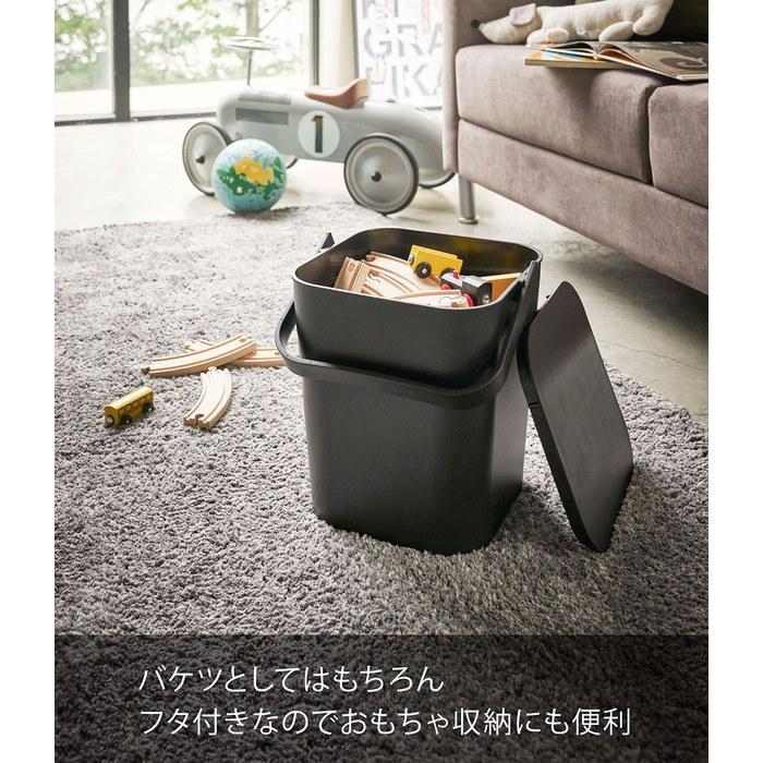 Yamazaki Lid Buckets 12L Black