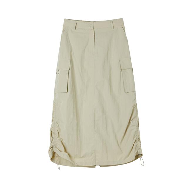 Rap Half-Obi Cargo String Maxi Skirt Aq3Ws862