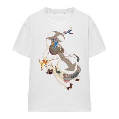 Avatar: The Last Airbender Unisex Volwassen Hang On Appa T-shirt