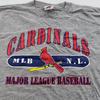 ST vintage anni '90. LOUIS CARIDNALS MARK MCGWIRE T-Shirt GRANDE/XL baseball mlb morbida