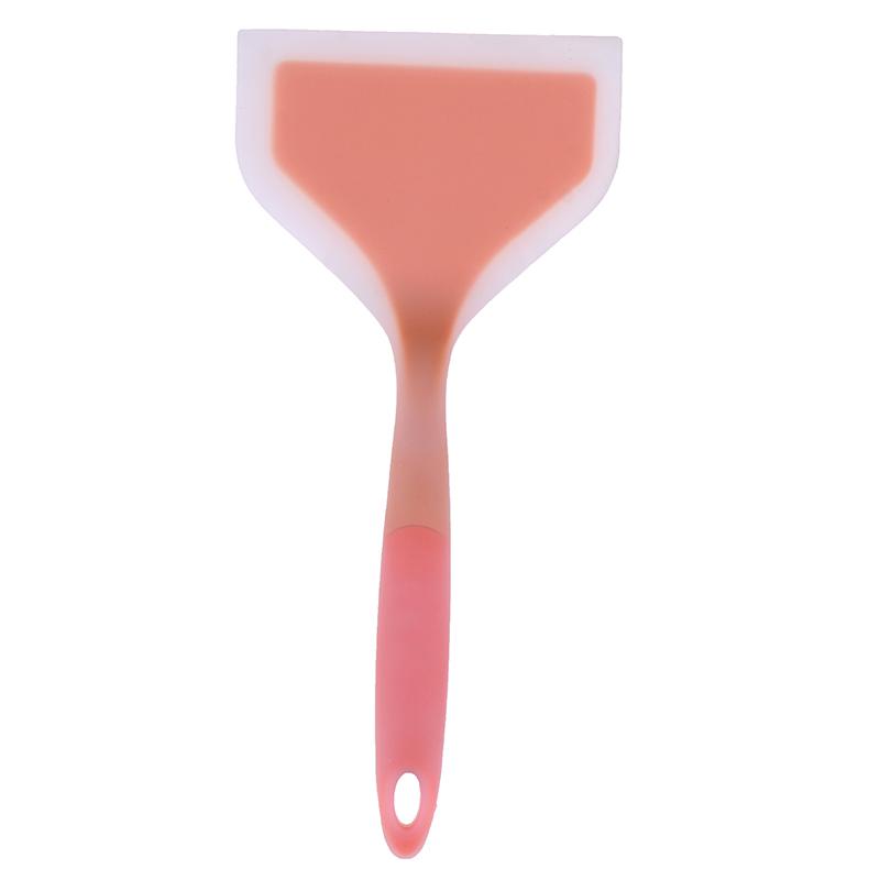 Non-Stick Silicone Spatula Omelette Pan Turner Beef Meat Egg Cooking Spatulas Wide Pizza Shovel Kitchen Scraper Cooking Utensils