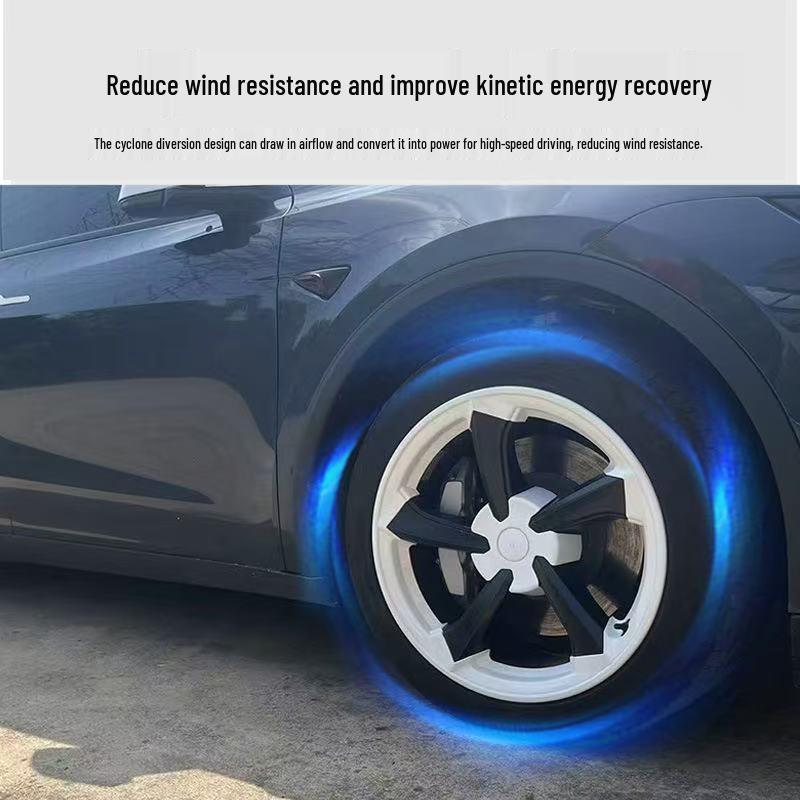 Fits Tesla Model Y Facelift 19" Wheel Cover Hub Cap Modification Parts