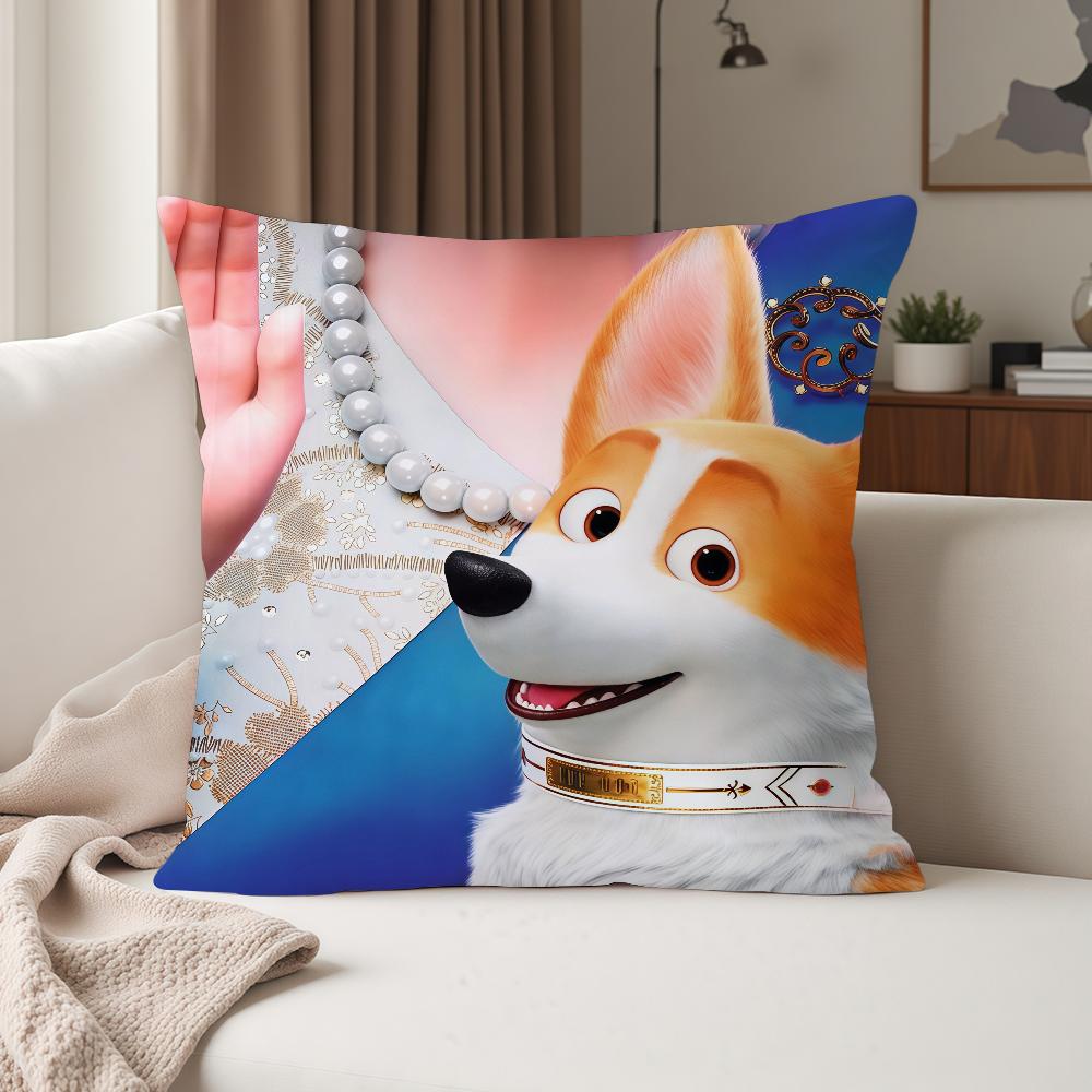 Movie The Qqueens Ccorgi Pillow Case Suitable For Bedrooms Living Rooms Cars Home Decoration