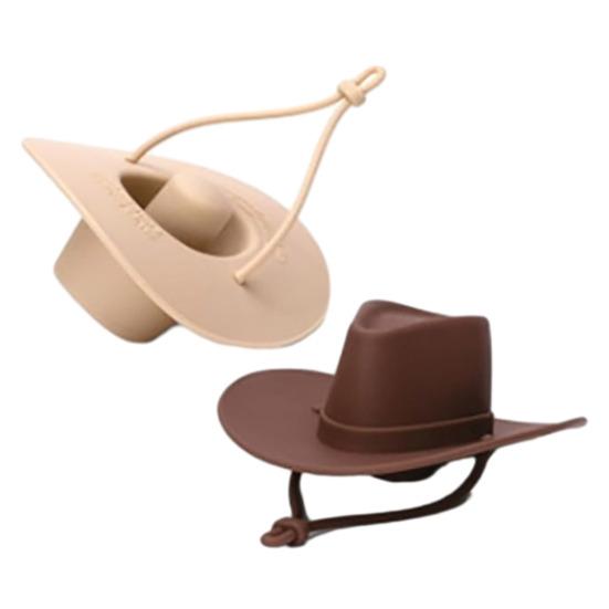 

Винные пробки в виде ковбойской шляпы, силиконовые пробки для бутылок, герметичные, многоразовые, подходят для стандартных бутылок шампанского E