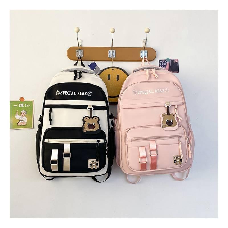 Durable Oxford Cloth Backpack For Middle And High School Students Large Capacity