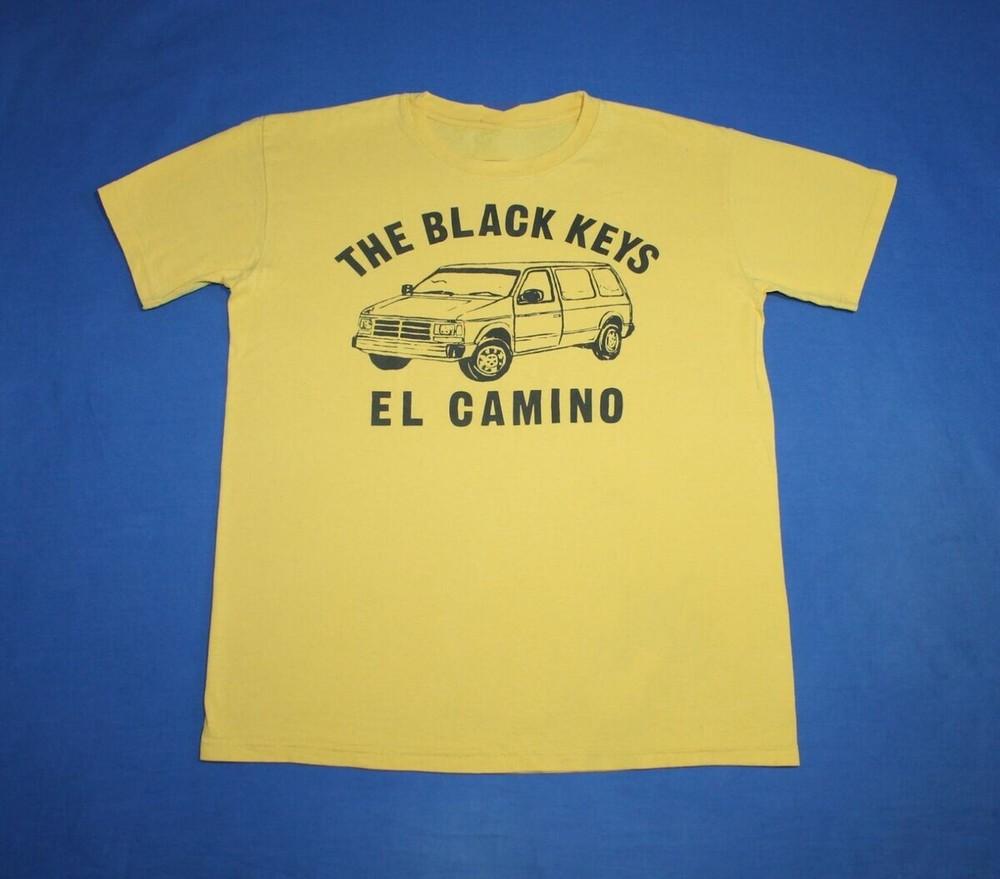 Vtg The Black Keys Band El Camino Shirt Unisex S to 5XL MQ097 Unisex T-Shirt XL