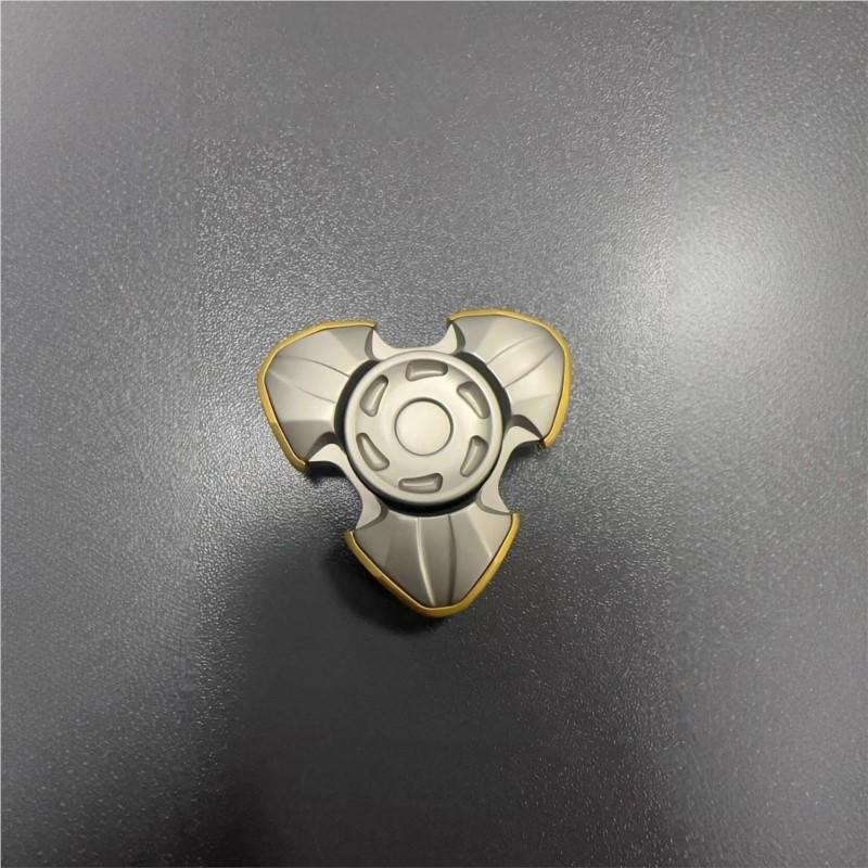Cool Alloy Fidget Toy Edc Hand Spinner Fun Stress-Relief Fingertip Gyro Toy Adhd Concentration Toy Office Relaxing Gadgets Gift