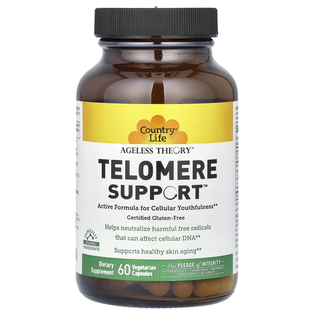 Teorie stárnutí, Podpora telomer, 60 vegetariánských kapslí