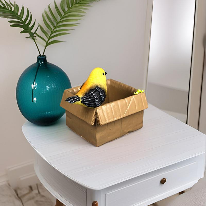 

Bird Figurine Tabletop Ornament Bird Figurine Decor Decorative Animal Decoration Resin Collectible Funny Ornament For Kids Adult China Mainland