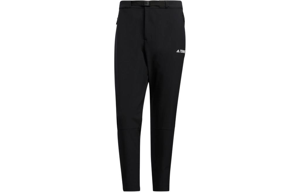 Adidas Terrex Knitted Sweatpants Men's Black Moderate Straight Fit Pan