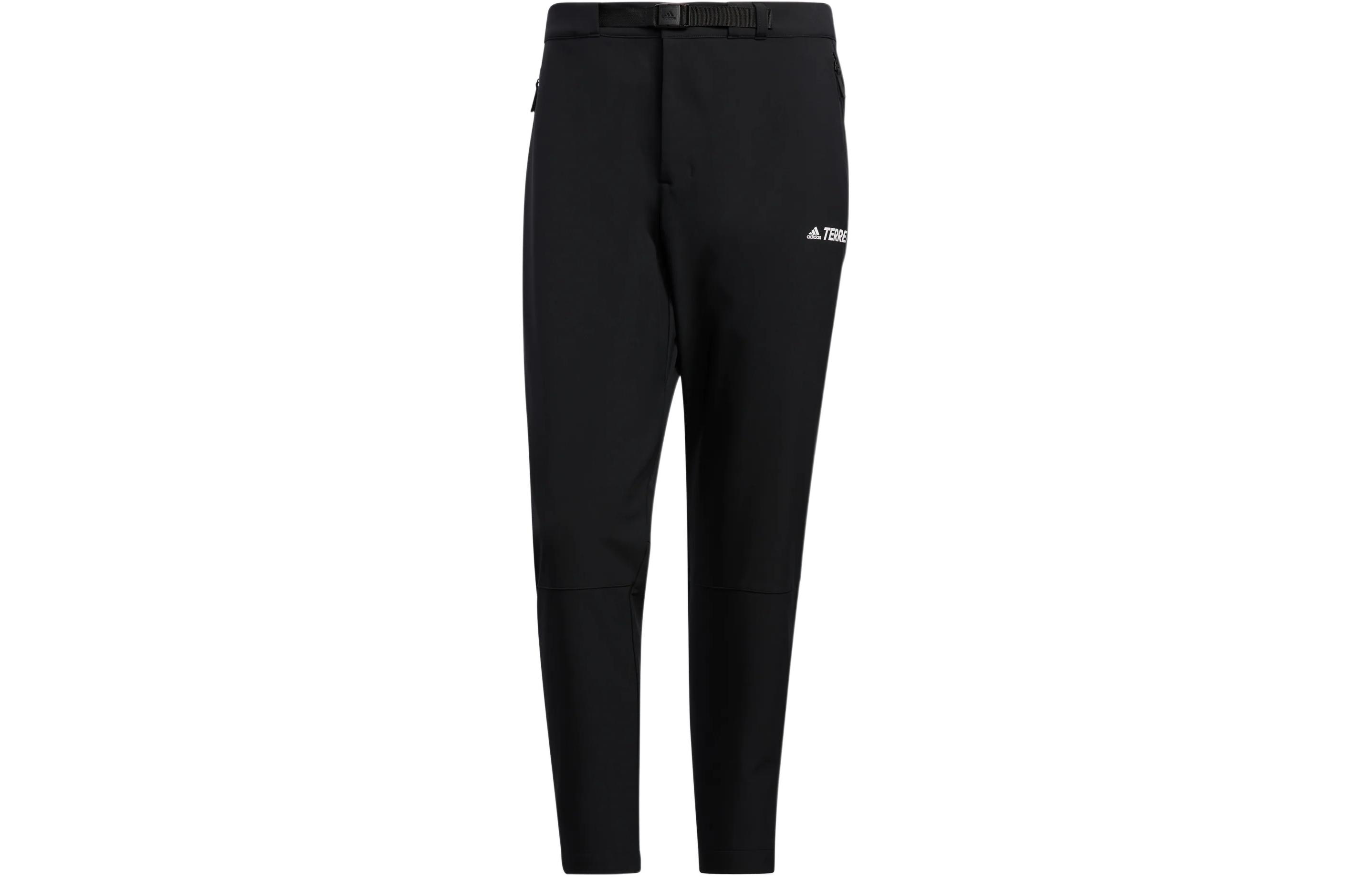 

Adidas Terrex Knitted Sweatpants Men s Black Moderate Straight Fit Pants HM9717 XS