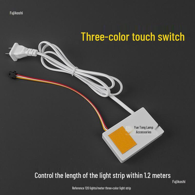 LED Mirror with Touch Sensor, Three-Color Dimmable Light Strip for Beauty Makeup and Bathroom Accessories.