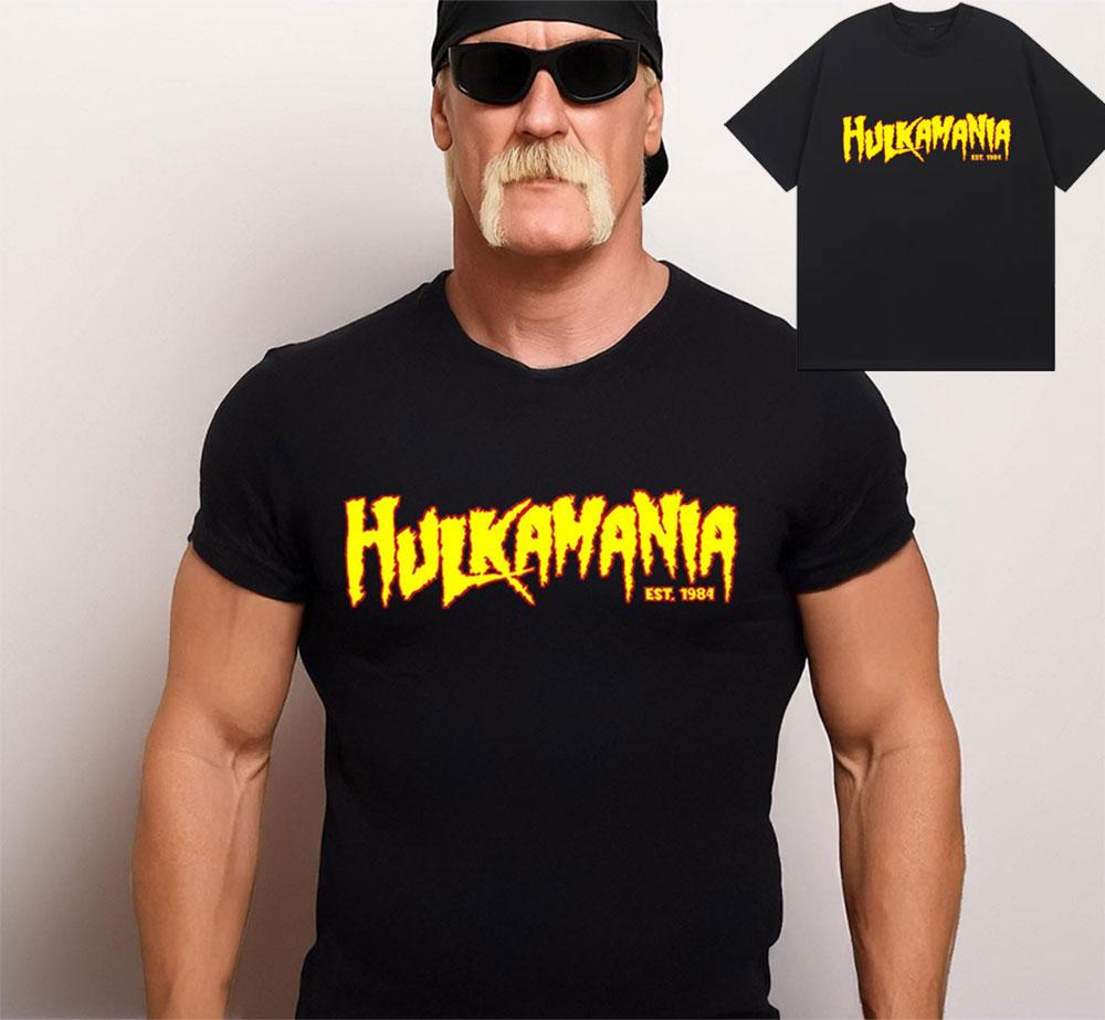 

Hulk Hogan RIP Hulkamania Graphic T Shirts Wrestling Legend Tops Short Sleeve T-shirt Men s Retro O-Neck Oversized Cotton Tsh... S разноцветный