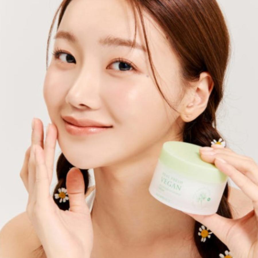 DEOPROCE Real Fresh Vegan Intensive Soothing Cream 100g