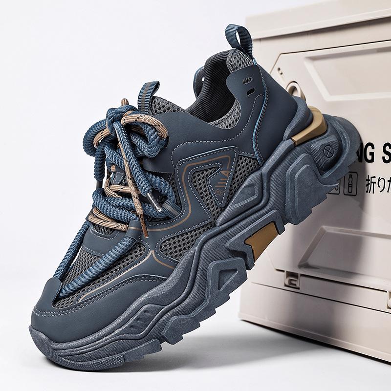 Autumn 22 New Casual Sports Trendy Shoes Platform Dad Shoes Mesh Breathable