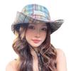 Starry Embroidered Fisherman Cap With Large Brim For Casual Sun Shield