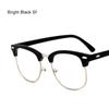 Anti-radiation Optical  Eyeglasses Stylish Computer Glasses Classic Browline Frame Retro Glasses Anti-blue Light Unisex