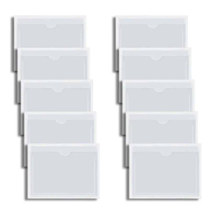 Windschutzscheibenkartenhalter-Clip Selbstklebende Windschutzscheiben-Versicherungsaufkleber Auto Klarsichthülle für Ausweiskarte Ausweishalter