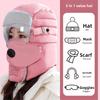 Winter Outdoor Men's and Women's Windproof Ear Protection Face Lei Feng Hat Winter Goggles Thickened Cold Hat Warm Cotton Hat