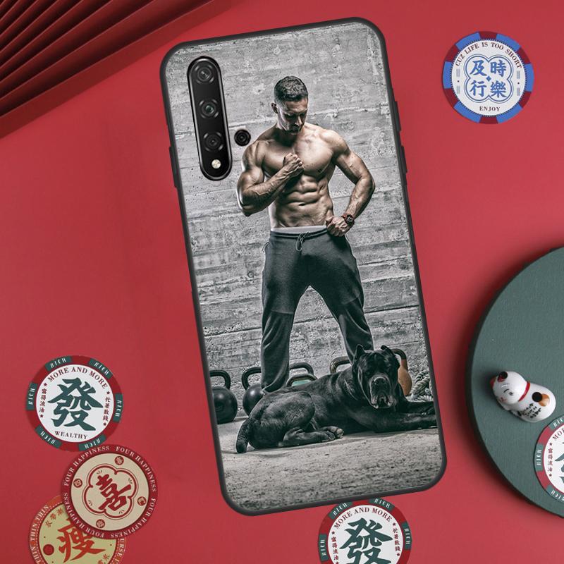 Bodybuilding Gym Fitness For Huawei Nova Y73 Y72 Y61 Y91 Y90 Y70 Y60 12s 12i 11i 8i 9 10 SE P60 Pro P30 P40 Lite Case