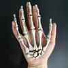 1pair Halloween Fake Skeleton Hands Bone Scary Human Hand Horror Props for Halloween Party Decoration Supplies Haunted House
