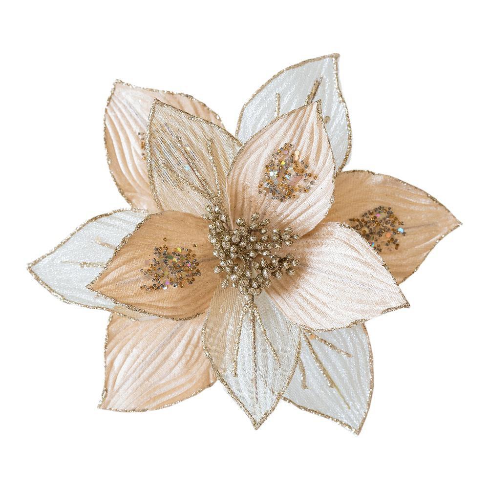 Easy Application Design Christmas Tree Decorations Glitter Sequins Flowers