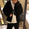 Herbstkleidung Herren Leicht gestrickt Lazy Style Kapuzenpullover mit Reißverschluss Strickjacke Pullover Korean Vintage Beliebte Reißverschluss Langarm Hoodie Strickwaren
