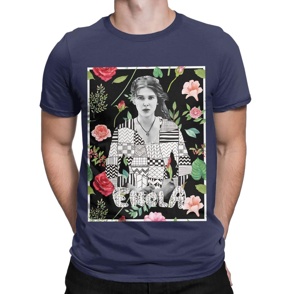 Flower The Enola Holmes Mysteries Novelty 100 Cotton TShirt The Enola Holmes Mysteries Tees Tops For Unisex