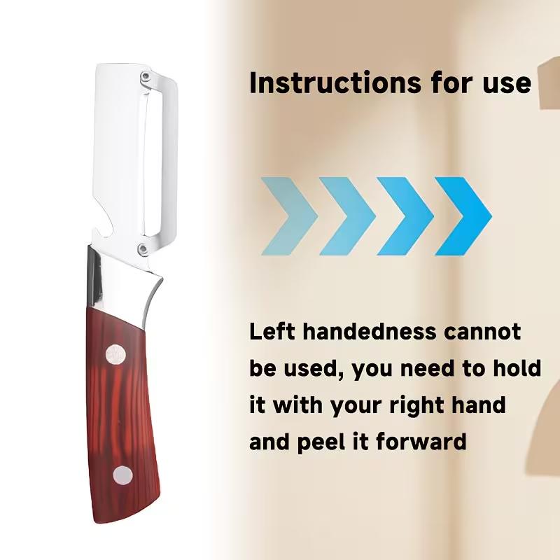 Stainless Steel Multifunction Vegetable Peeler Fruit Potato Peeler with Bottle Opener Kitchen Tool for Carrot Cucumber