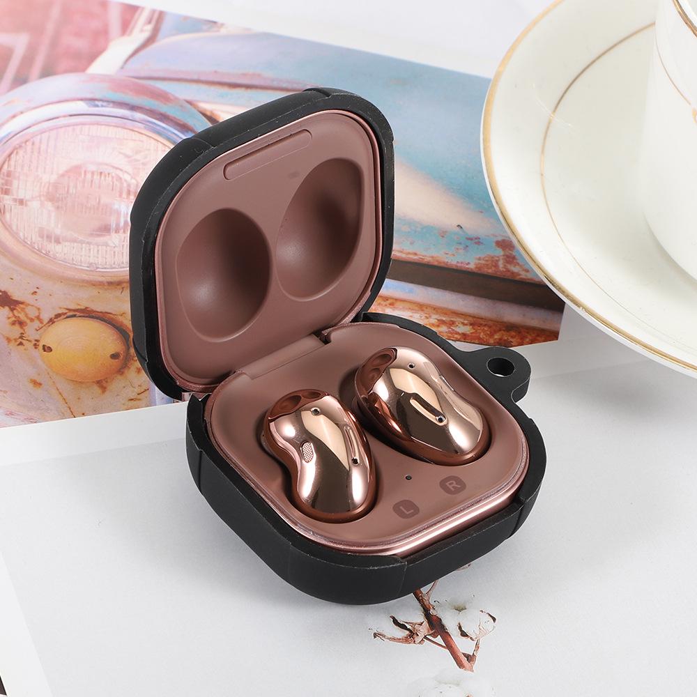 

Силиконовый защитный чехол для Samsung Galaxy Buds Live/Pro/FE Case Only чёрный