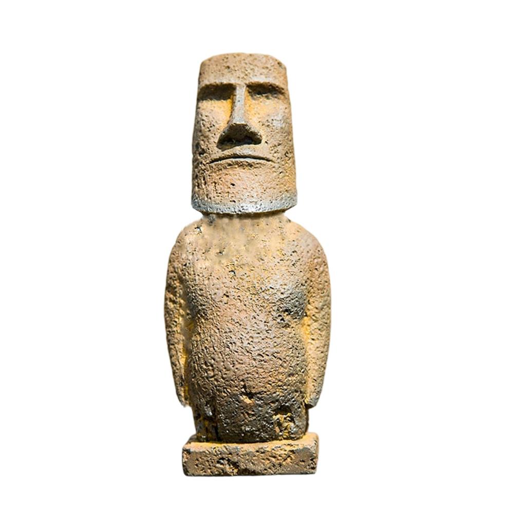 Easter Stone Statue Handmade Ornament Study Tea Pet Iron Home Decoration