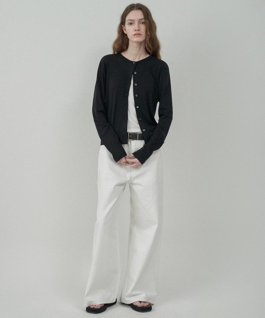 Mott Silket Two-Way Cardigan Set - Black