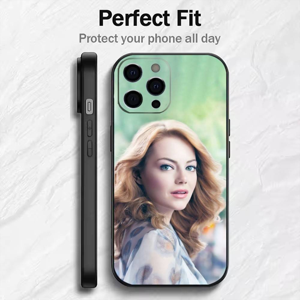 Girlfriend Of Spider E-EmmaS S-Stone Phone Case For iPhone17,16,15,14,13,12 Plus,Max Soft Silicone Black Cover