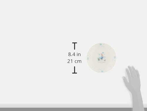 Yamaka Shoten Peter Rabbit Plate, Approx. 19cm, Microwave-Safe, Made in Japan, PR561-330