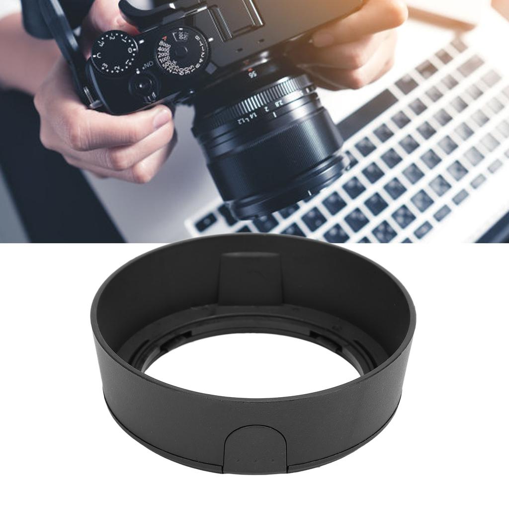 HB 45 Kamera-Gegenlichtblende, umkehrbare, runde Gegenlichtblende, passend für D5100, D3200, D60, 18 bis 55 mm Objektiv, schwarz