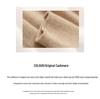 Women's Slim-Fit Ribbed Cashmere Sweater - Solid Color, High-Neck, Knitted Top for Autumn/Winter