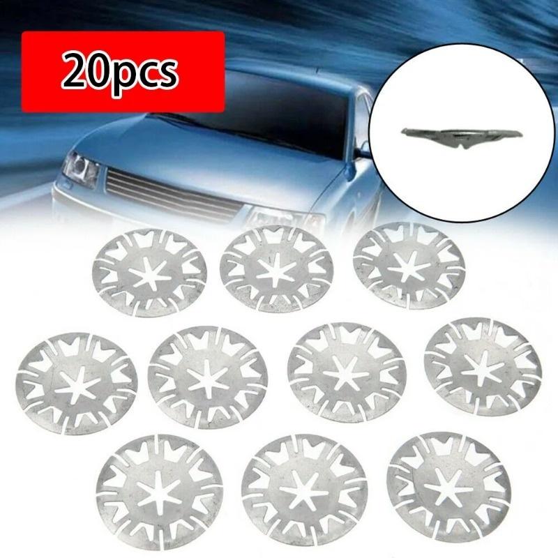 10/20pcs Undertray Exhaust Heat Shield Metal Spring Washer Nut Insulating Metal Clamp Fixing Clip Car Parts Camper Accessories