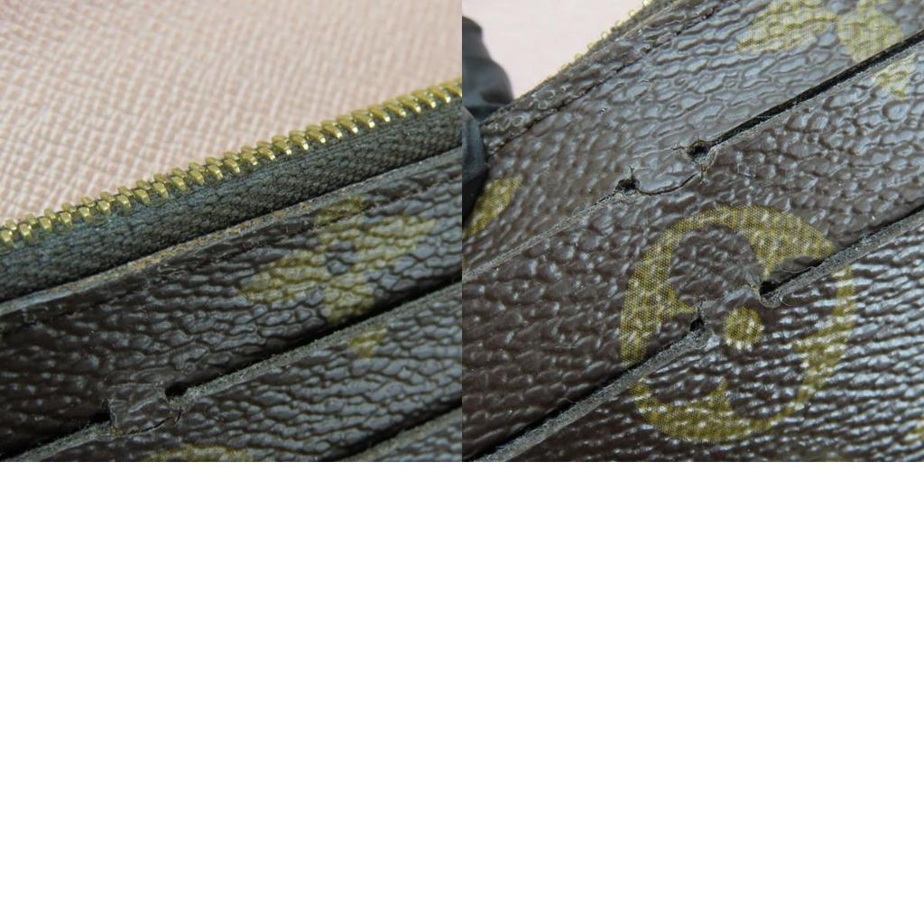 Used LOUIS VUITTON Purse Portefeuille Emily M61289 Monogram Brown Rose valerine Bifold Wallet