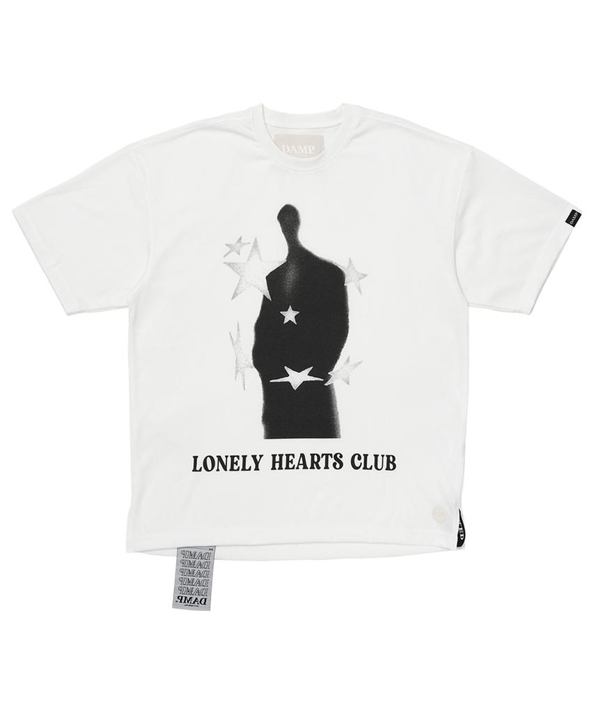 DAMP Lonely Heart Club Short Sleeve T-Shirt_White