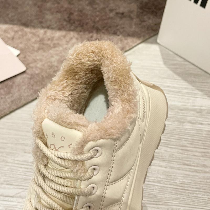 Forrest Gump Shoes Women's 2025 Winter Autumn and Winter Velvet Versatile Platform Student Non-slip Casual Sports Shoes GM6601