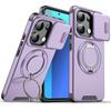 For Vivo Y11d Case Vivo Y05 Phone Case Vivo Y05 Y11d Cover Magnetic Ring Armor Camera Lens Case Magsafe Wireless Charge Cover