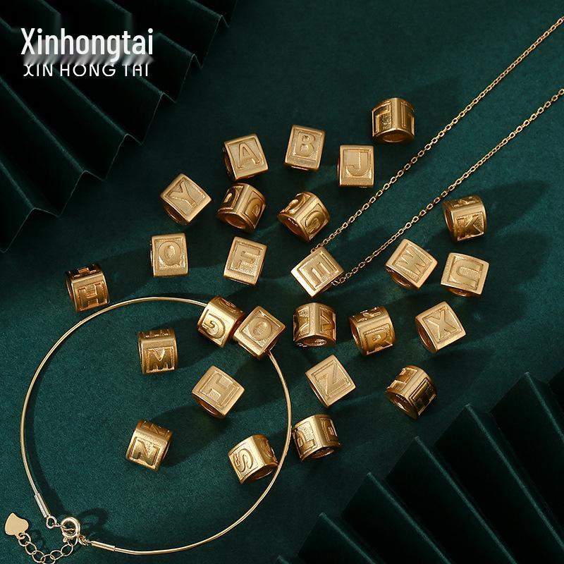 

Trendy Gold Triangle Alphabet Beads for DIY Bracelets & Necklaces