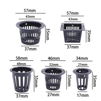 10pcs Vegetable Plant Grow Hydroponic Net Cup Nursery Pots Planting Basket Mesh Pot