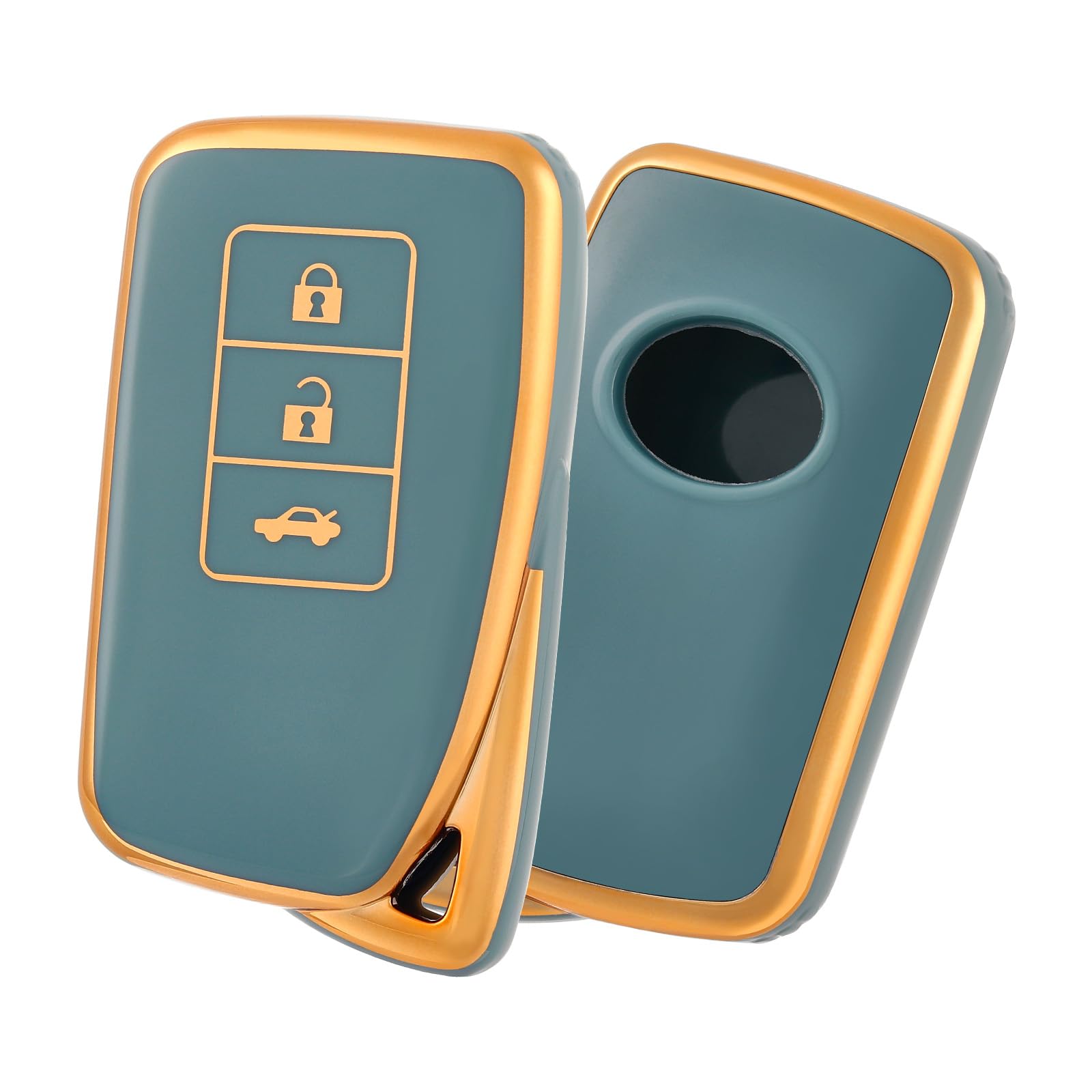 

В ПУТЬ TPU Чехол для ключа, Чехол для ключа от машины, Чехол для ключа, Совместим с LEXUS золотой