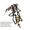 Pearl Tassel Virgin Chokers Necklace Acrylic Religious Jewelry New Cross Necklace  For Women