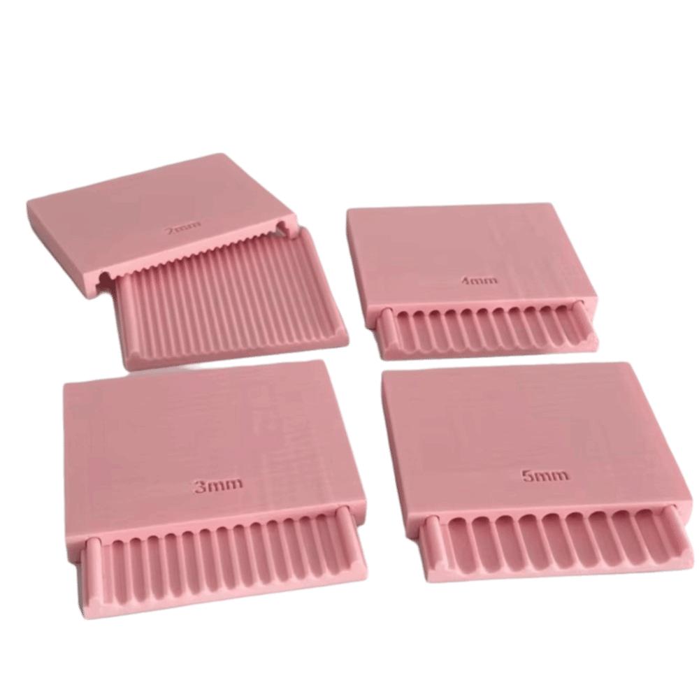 4Pcs/Set DIY Clay Tool Clay Bead Roller Sphere Shaper Bead Extruder Molding Board