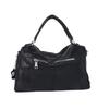 Lychee Pattern Simple Handbag Trendy First Layer Leather Women'S Bag Soft Surface Shoulder Boston Bag