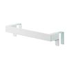 Towel Holder Bar White Approx. W19xD6-7xH4cm Plate, Adjustable for Door Thickness, Towel Hanger 4748
