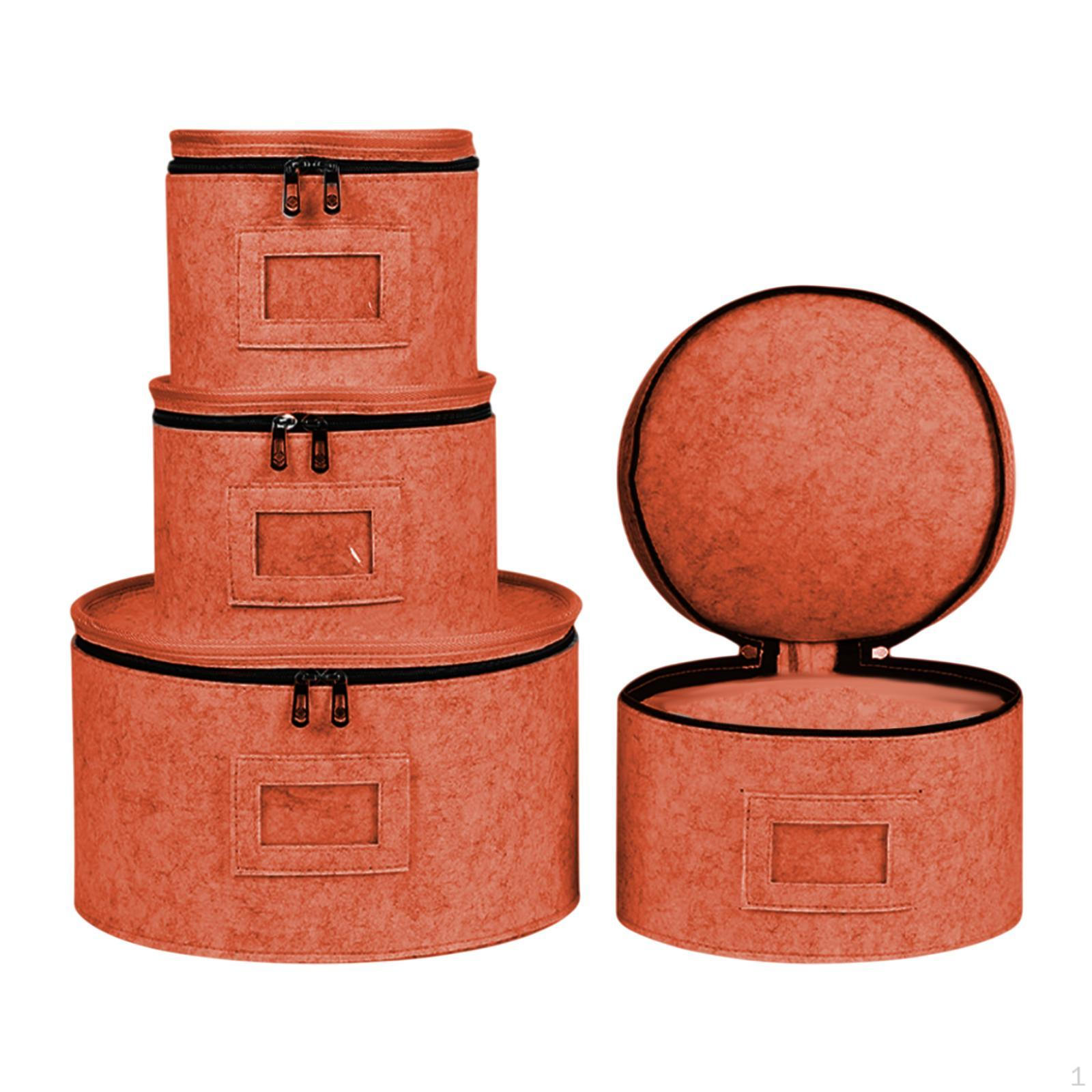 

4 шт. Китайские контейнеры для хранения, тарелка с крышкой, штабелируемый органайзер для оранжевый