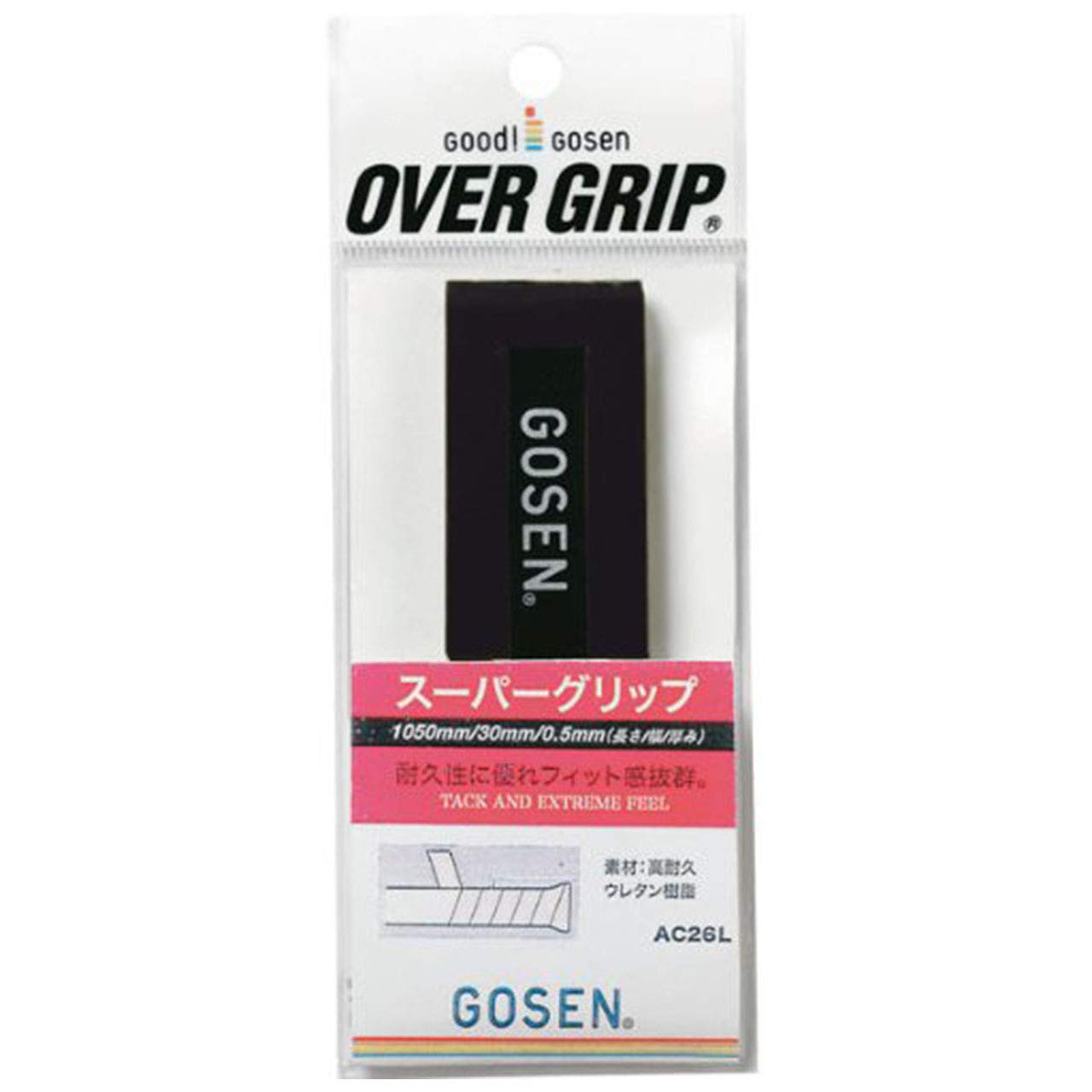 

GOSEN Super Grip AC26L черный (90)